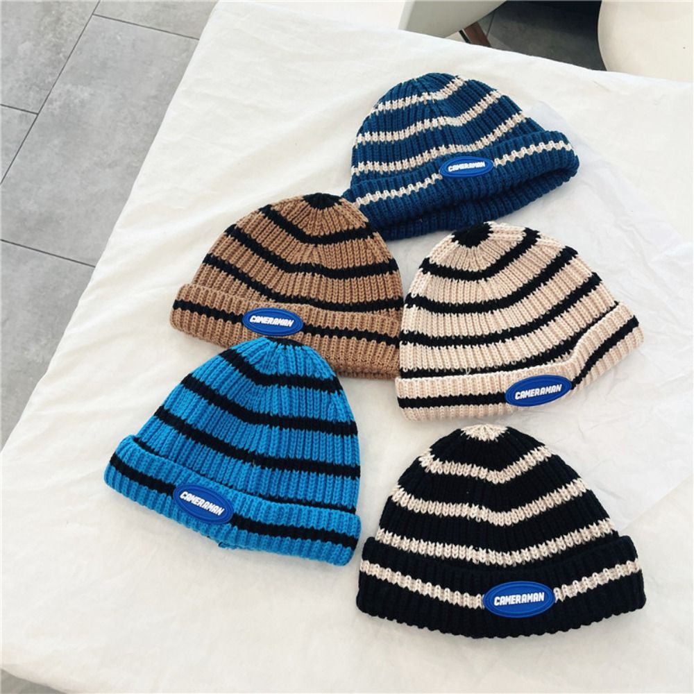 Beanie Cuffed Knit - Modne, ciepłe czapki dziecięce, oddychające, wygodne,