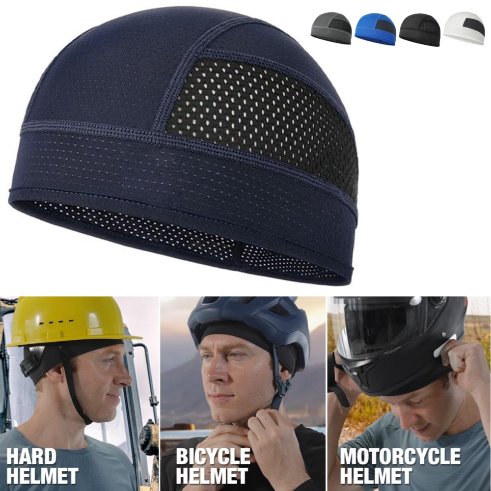 Skull Cap Helmet Liner - Letnia siatkowa czapka z cienkimi otworami