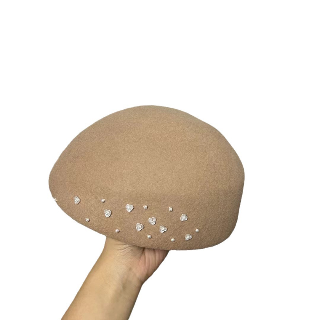 Beret French Wool - French Entry Lux Wełniany Beret Damski