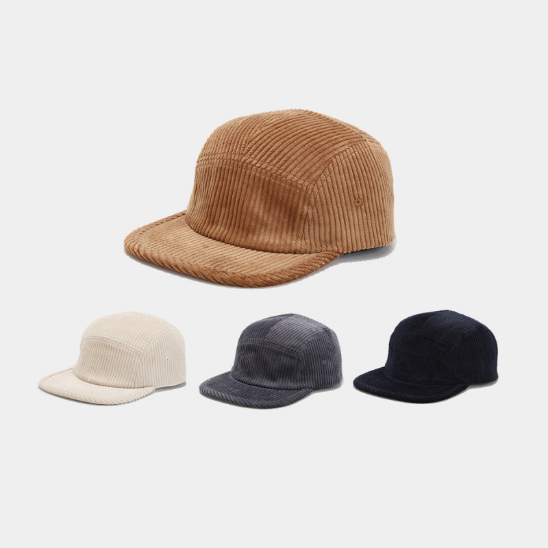 Corduroy Cap 5 Panel - Czapka typu camp cap z 5