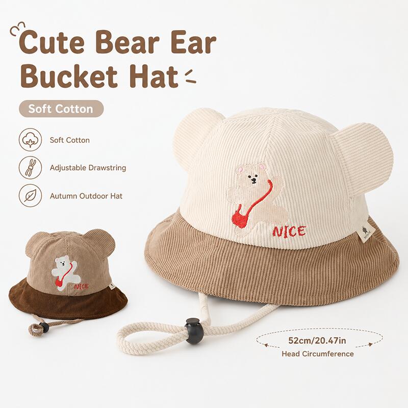 Bucket Hat Cotton - Dziecięcy kapelusz typu bucket hat z