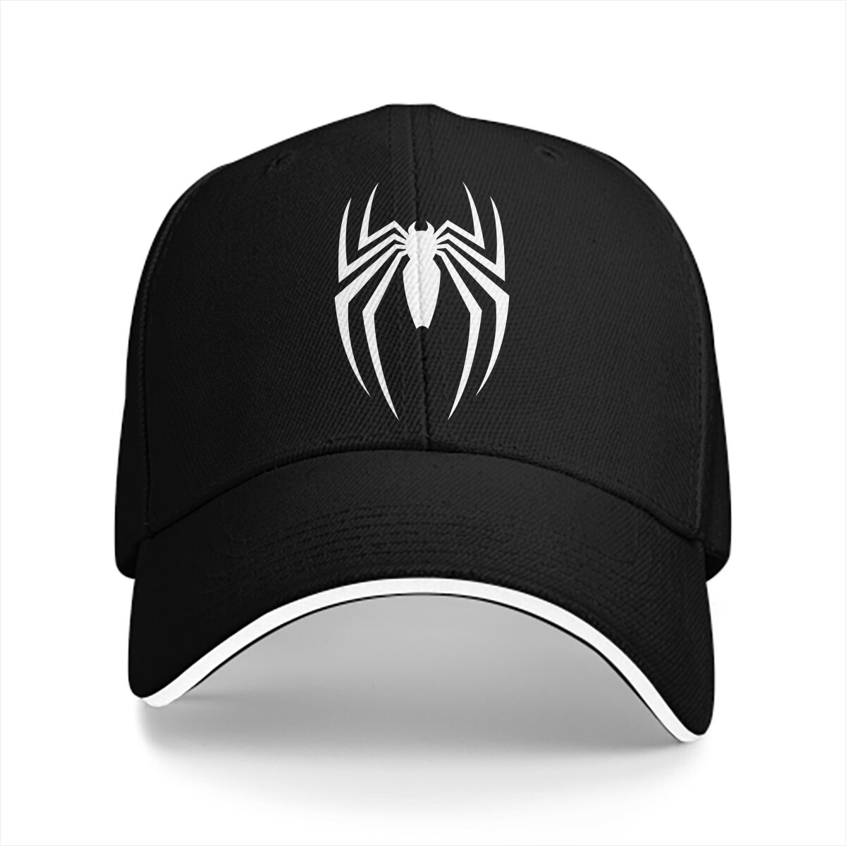 Golf Cap Dad - Wyprany męska czapka z daszkiem biały