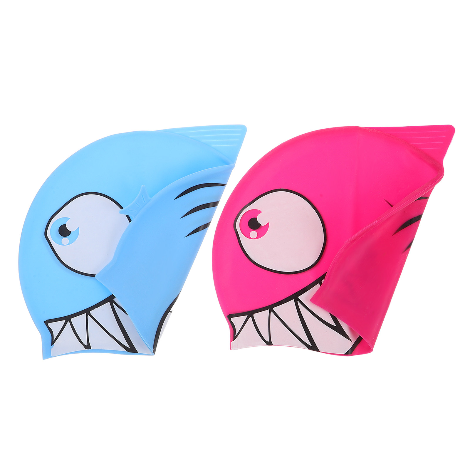 Swim Hat Silicone - 2 szt. dziecięcych silikonowych czapek pływackich
