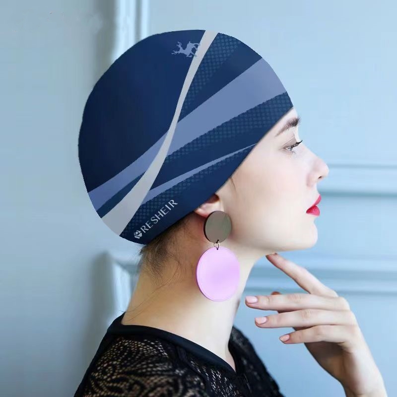 Swim Hat Silicone - Modny silikonowy czepek pływacki dla kobiet