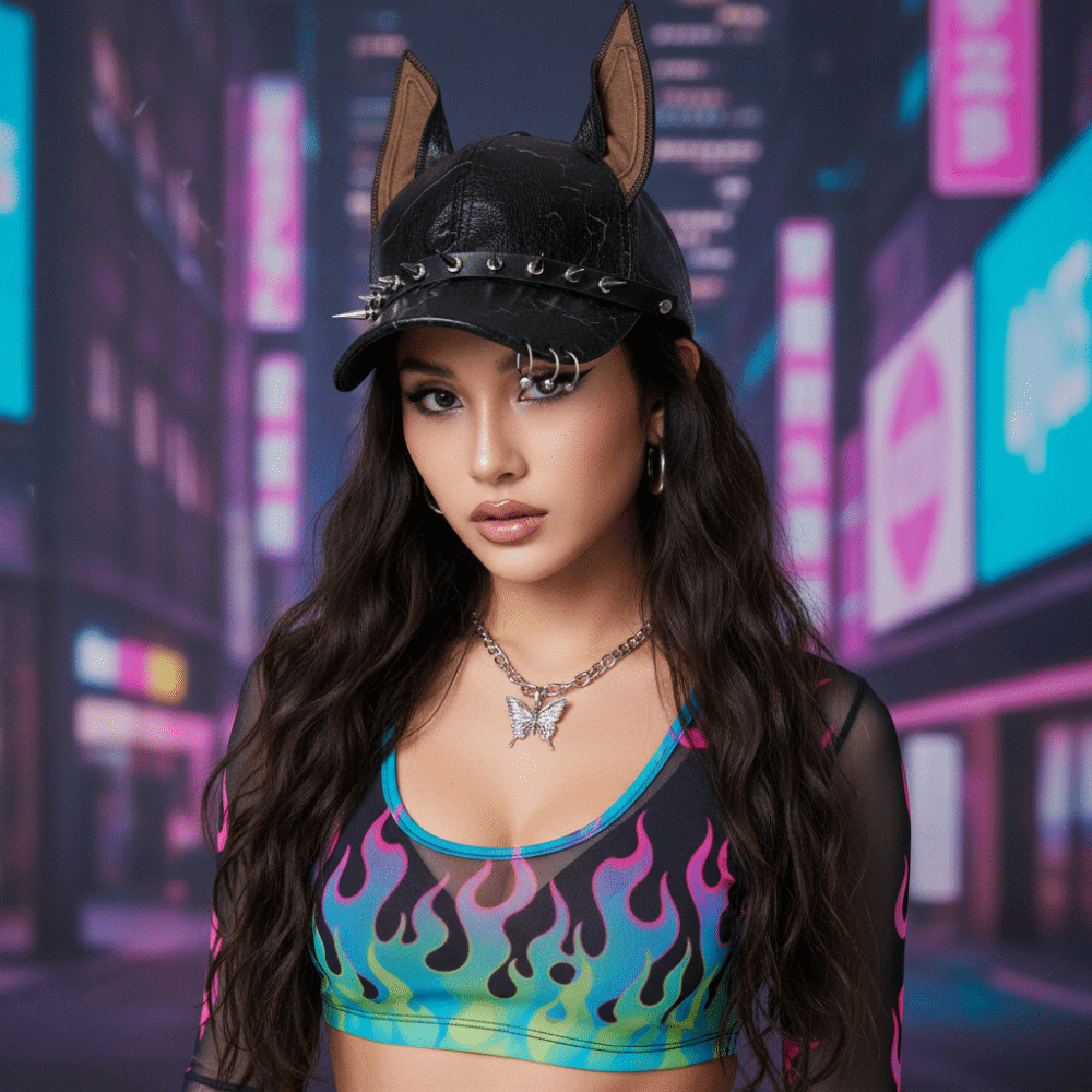 Baseball Cap Structured - Modne punkowe czapki z daszkiem z