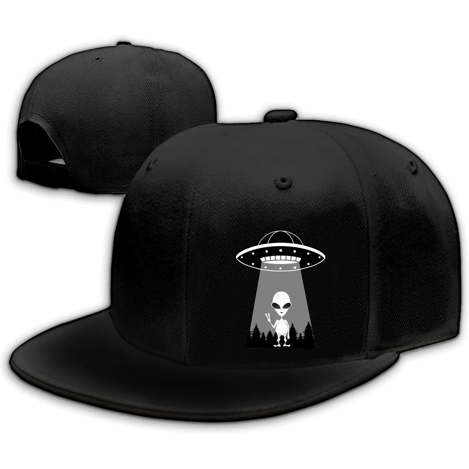 Snapback Hat Flat - Czapki Snapback z motywem UFO i