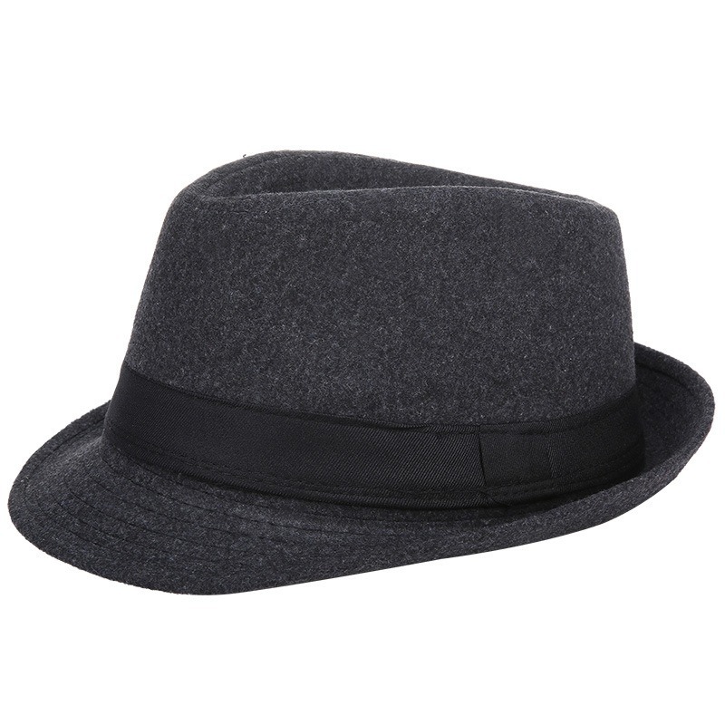Fedora Hat Wool - Męski wełniany kapelusz Fedora na jesień