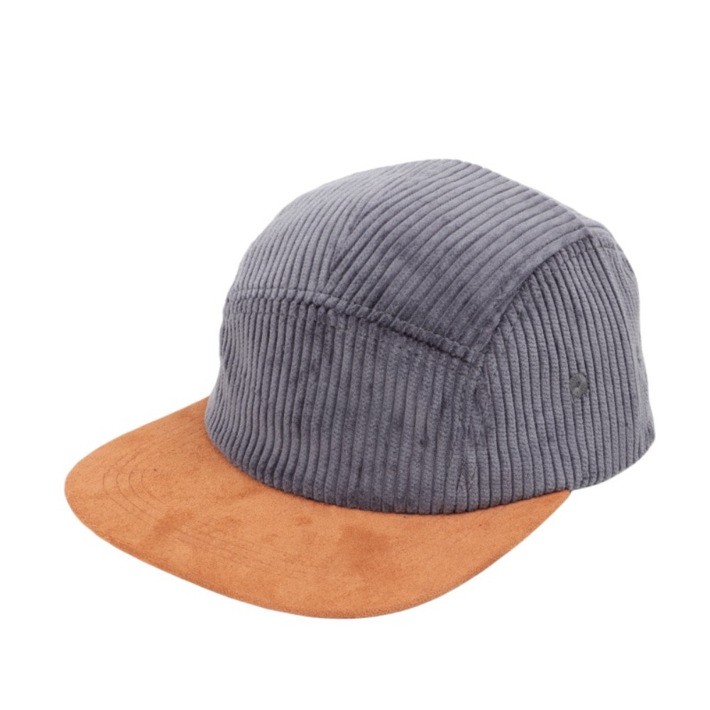 Corduroy Cap 5 Panel - Wszechstronna czapka bejsbolówka w stylu retro