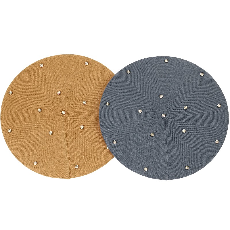 Damskie berety z kolorowymi cy – Beret French Wool recenzja i cena