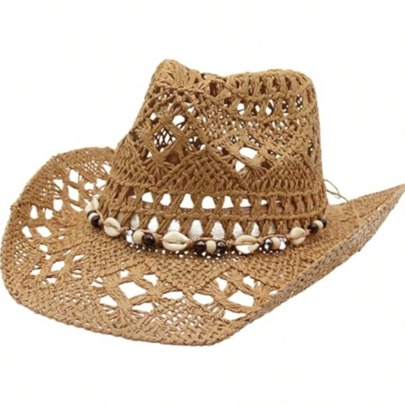 1 szt. Kapelusz słomkowy w sty – Cowboy Hat Straw recenzja i cena