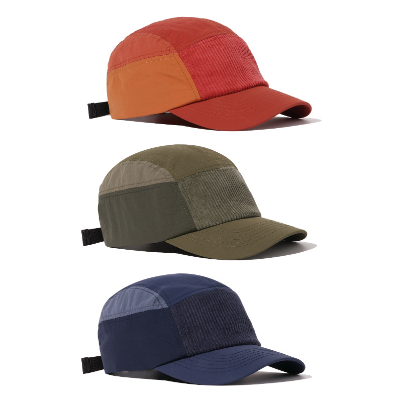 Lekka czapka z daszkiem unisex – Corduroy Cap 5 Panel recenzja i cena