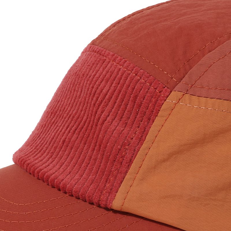 Lekka czapka z daszkiem unisex – Corduroy Cap 5 Panel recenzja i cena