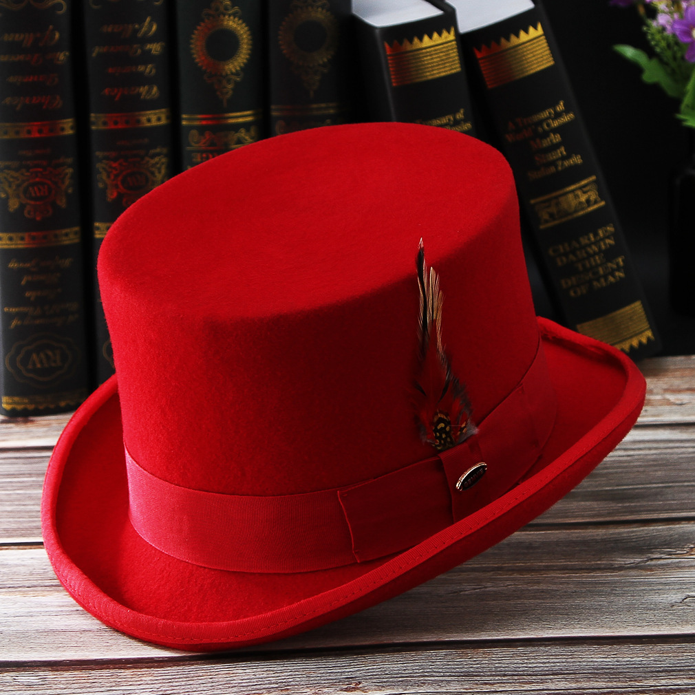 Nowy kapelusz męski 100% wełni – Fedora Hat Wool recenzja i cena