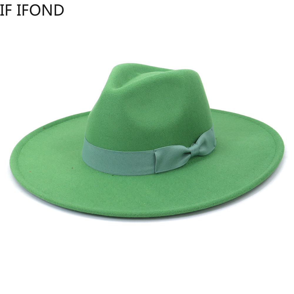 Duże szerokie rondo damskie ka – Fedora Hat Wool recenzja i cena