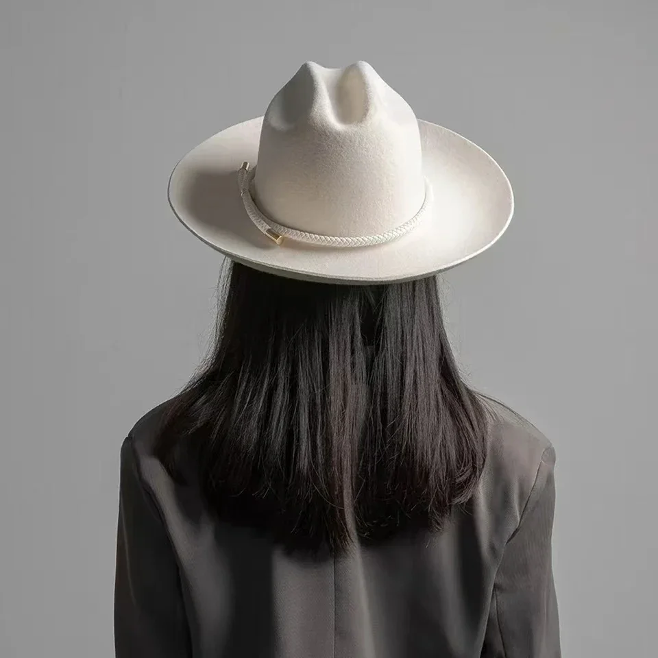 2025 Nowy retro ins chic zimow – Fedora Hat Wool recenzja i cena