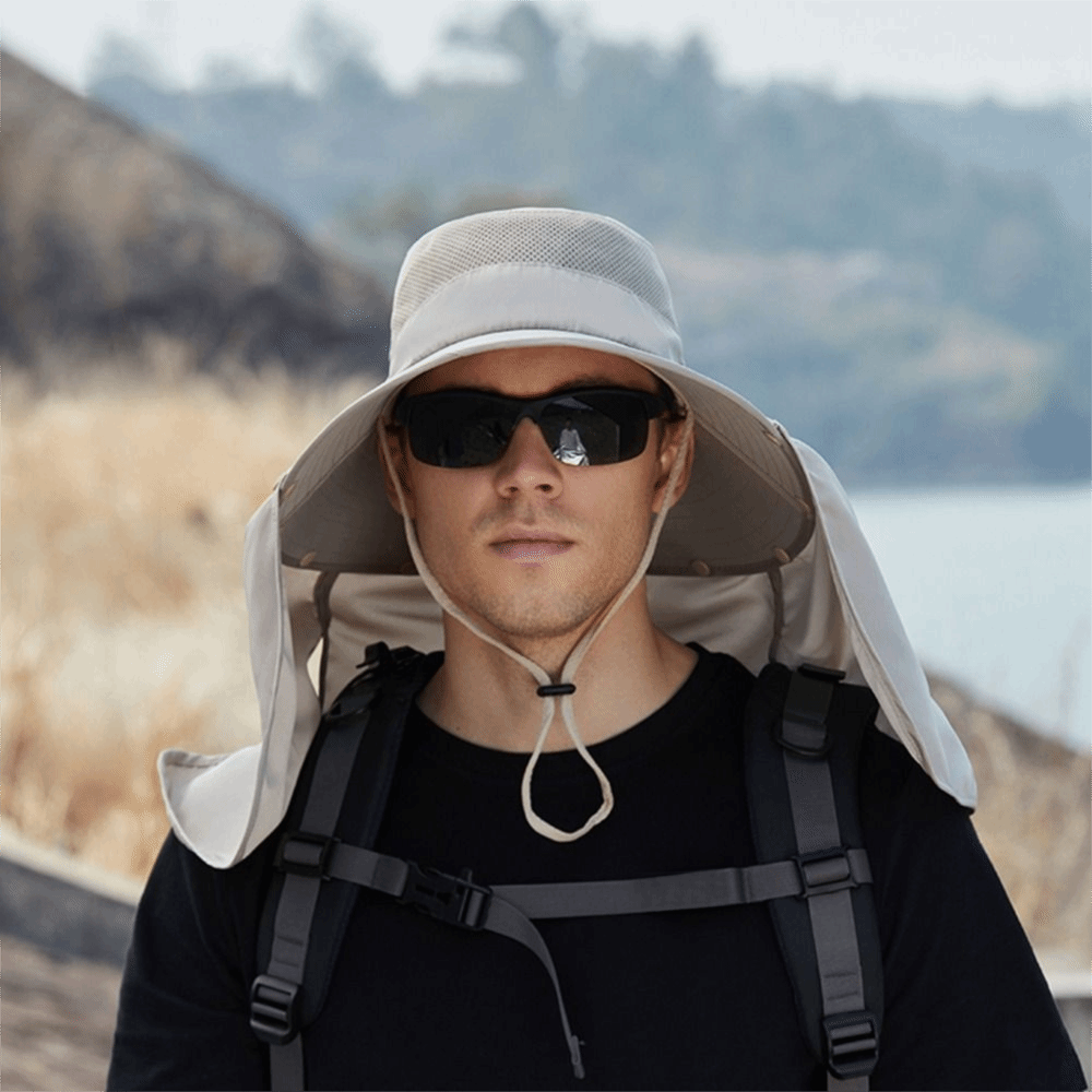 Modny męski kapelusz przeciwsł – Bucket Hat Cotton recenzja i cena