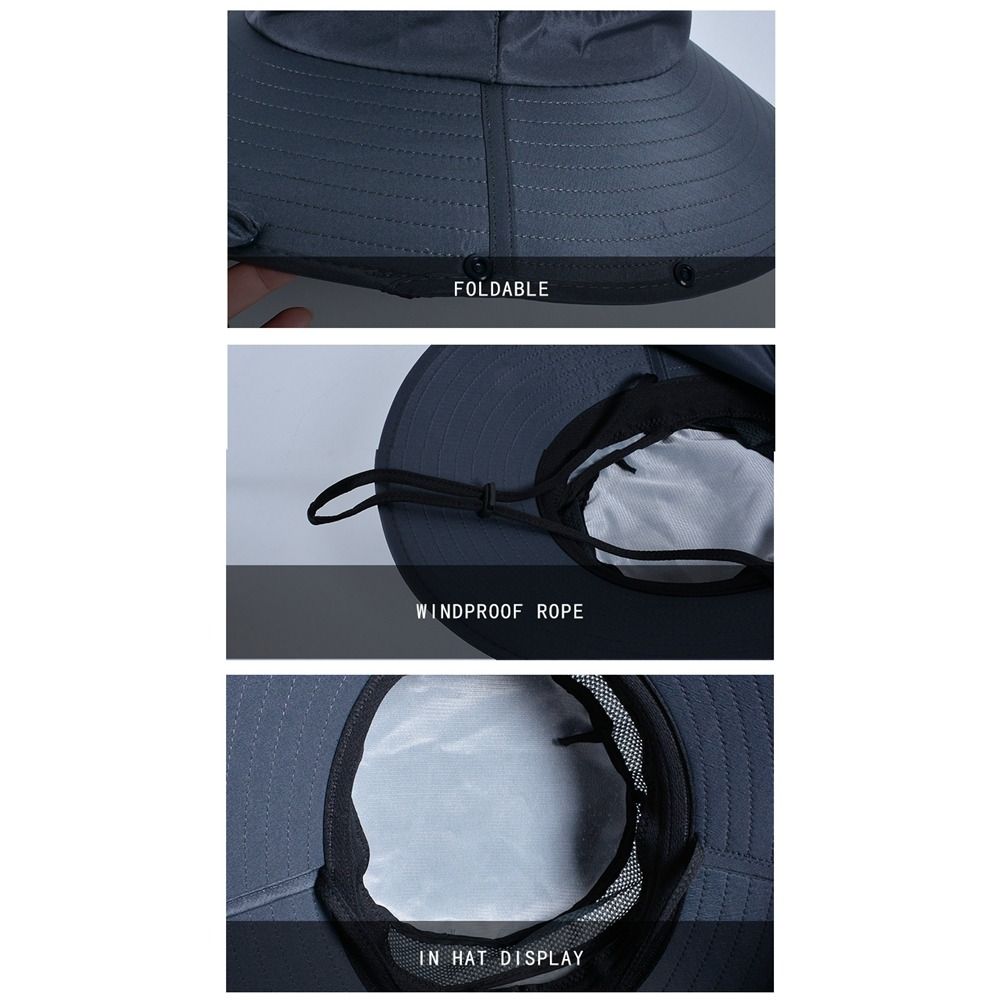 Modny męski kapelusz przeciwsł – Bucket Hat Cotton recenzja i cena