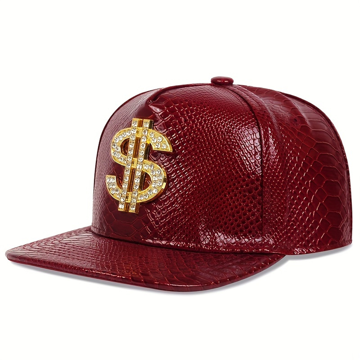 Skórzana Metaliczna Czapka Bej – Snapback Hat Flat recenzja i cena