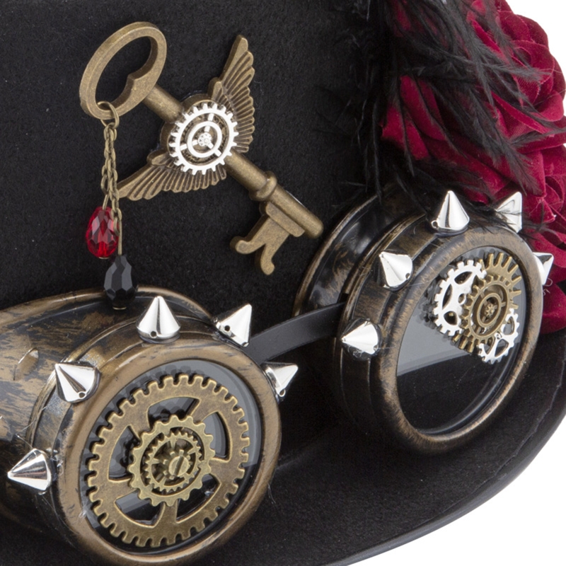 Y166 Vintage Steampunkowy kape – Fedora Hat Wool recenzja i cena