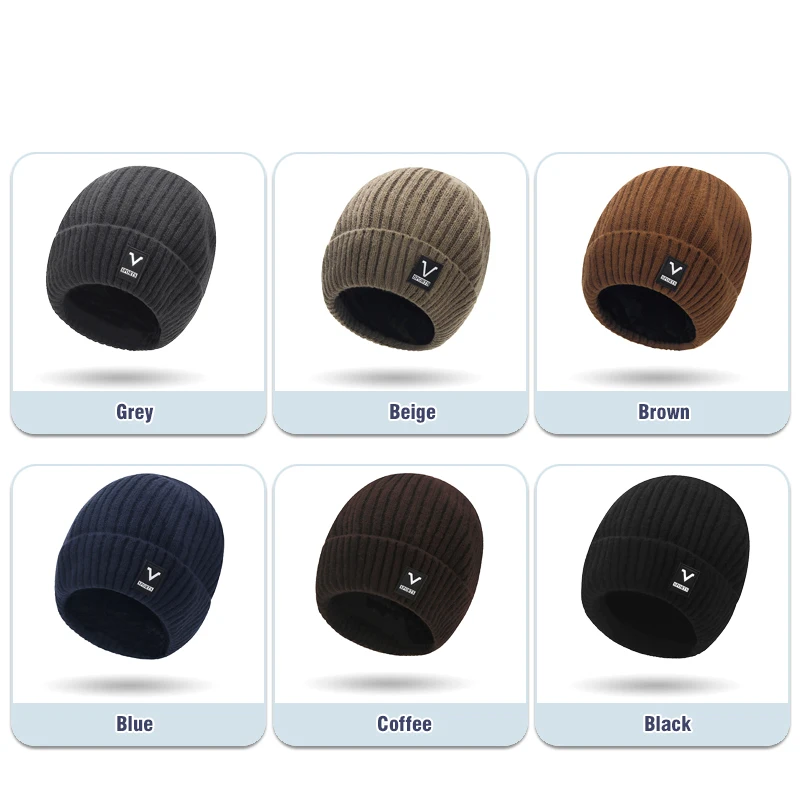Czapka męska Slouchy Knit czap – Beanie Cuffed Knit recenzja i cena