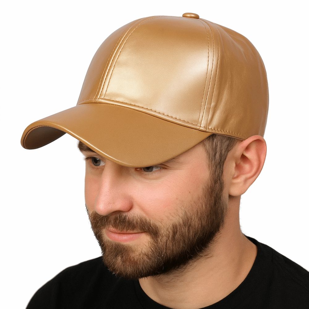 Modna czapka bejsbolówka z PU, – Baseball Cap Structured recenzja i cena