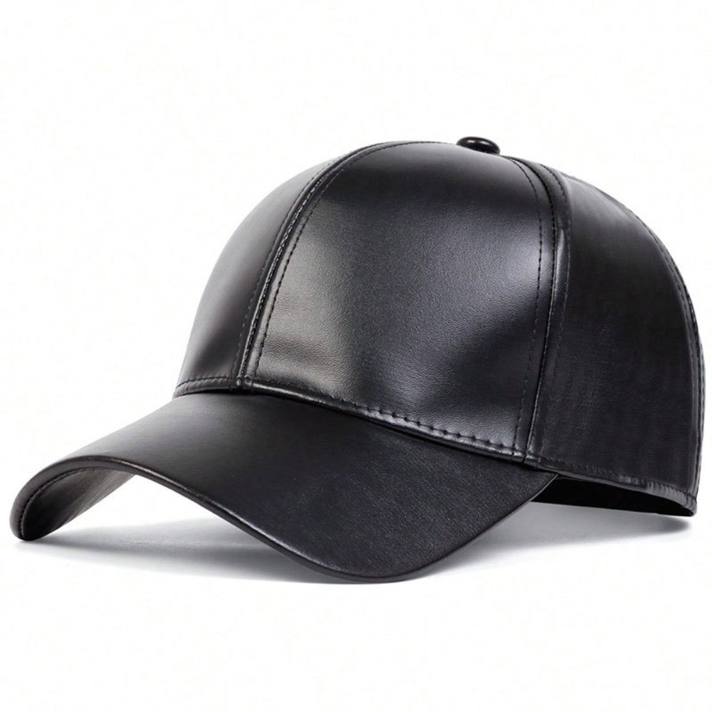 Modna czapka bejsbolówka z PU, – Baseball Cap Structured recenzja i cena