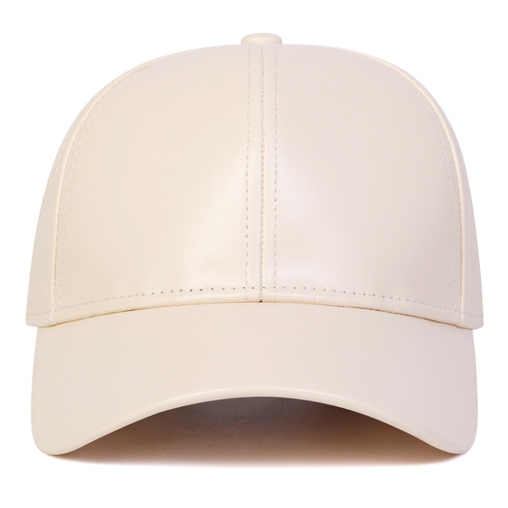 Modna czapka bejsbolówka z PU, – Baseball Cap Structured recenzja i cena