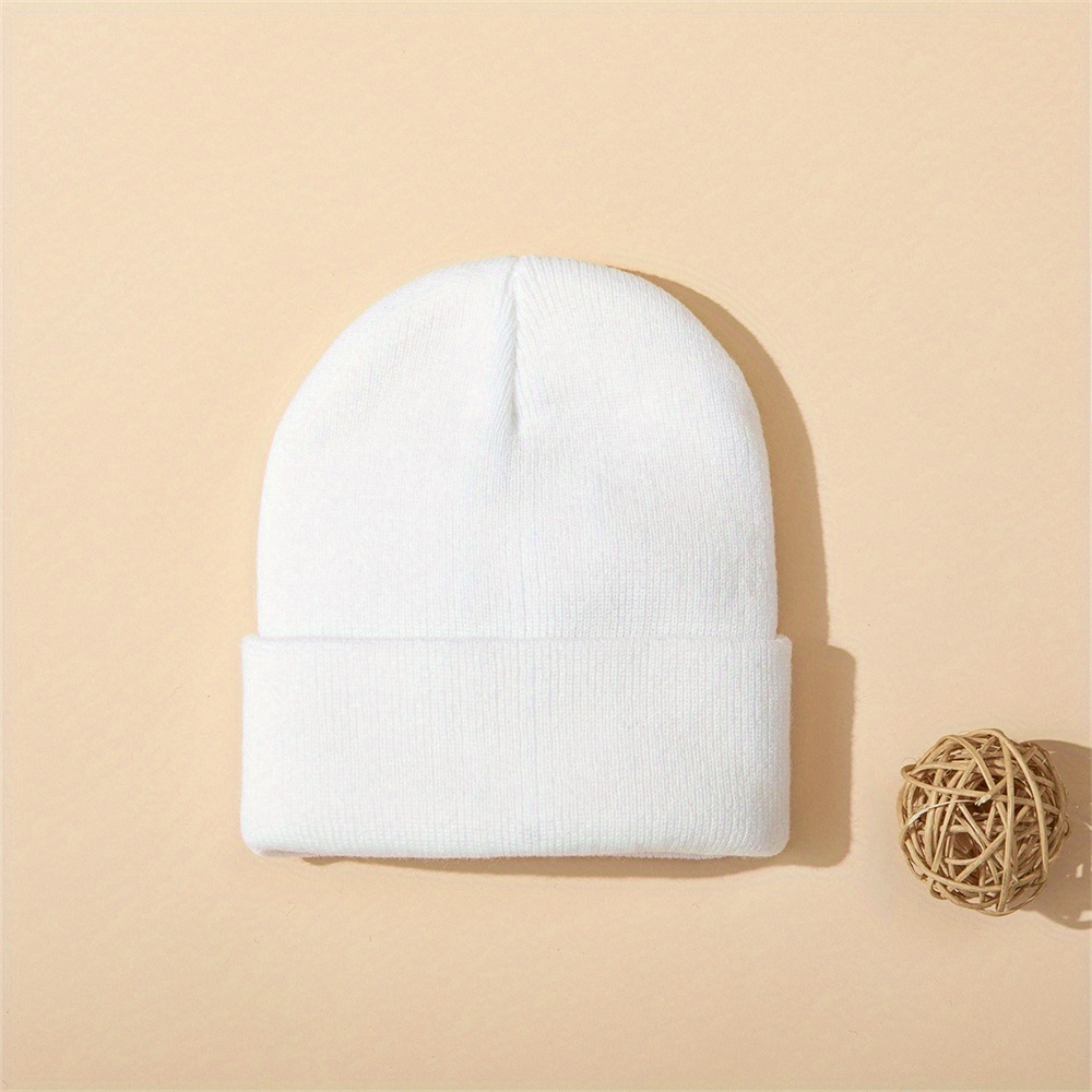 4 szt. Dziecięca czapka dzierg – Beanie Cuffed Knit recenzja i cena