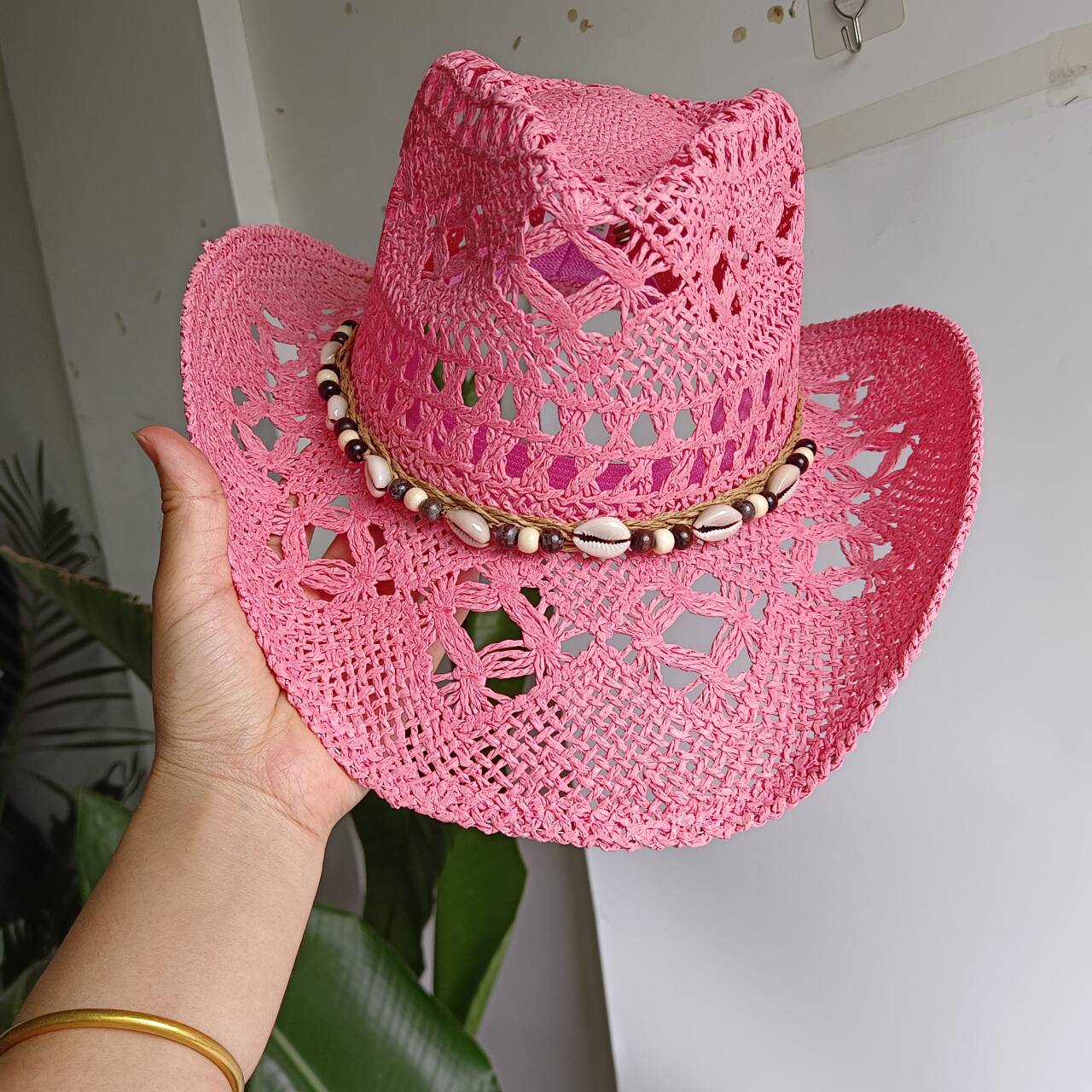 Różowy kapelusz kowbojski ze s – Cowboy Hat Straw recenzja i cena