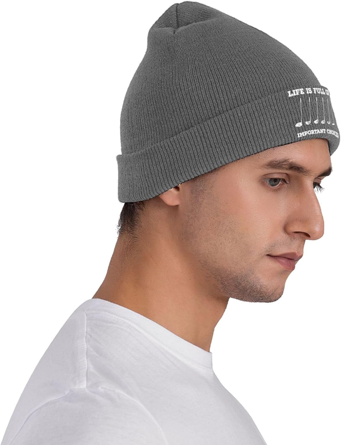 Czapka zimowa z wyrazem: Życie – Beanie Cuffed Knit recenzja i cena